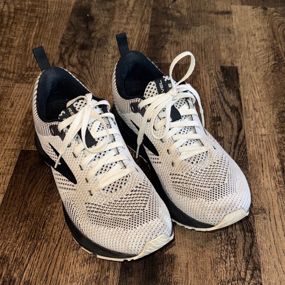 Reebok White and Black Athletic Shoes